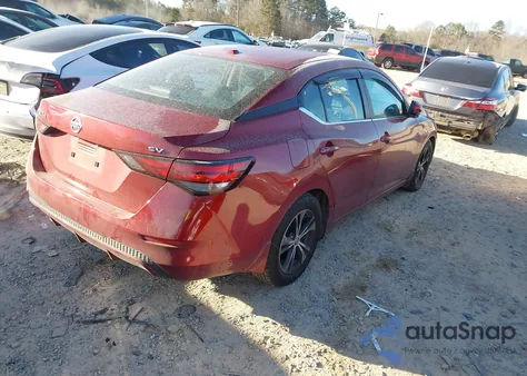 2020 Nissan Sentra Sv Xtronic Cvt z USA, uszkodzony, nr VIN 3N1AB8CV4LY228830